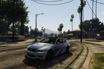 bmw m3 gts most wanted paintjob - gta5-mods.com