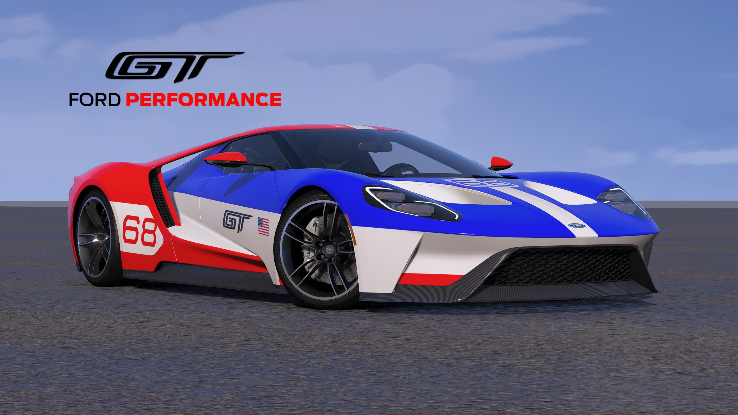 2019 Ford GT MKII Stock VICTORY Livery GTA5 Mods