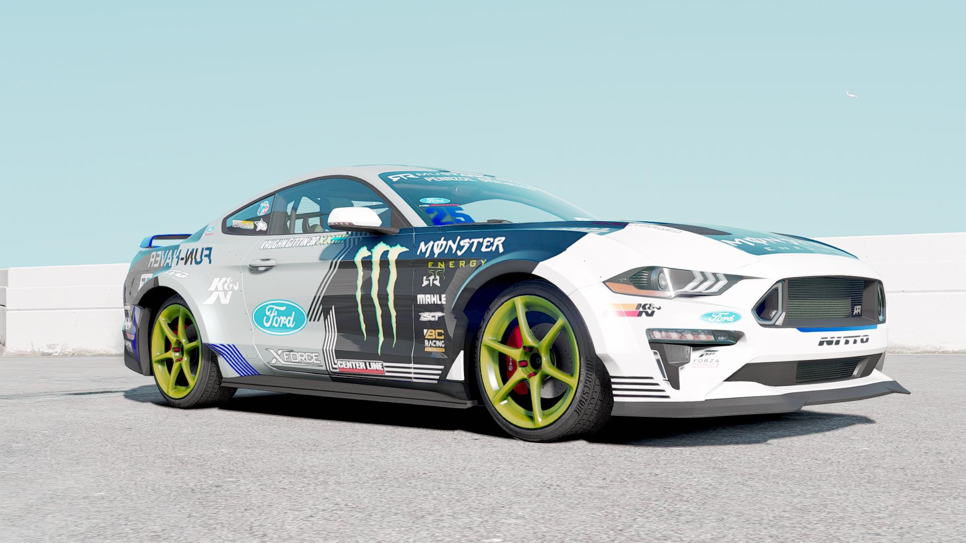 Ford Mustang Gt Monster Energy Livery K Gta Mods C