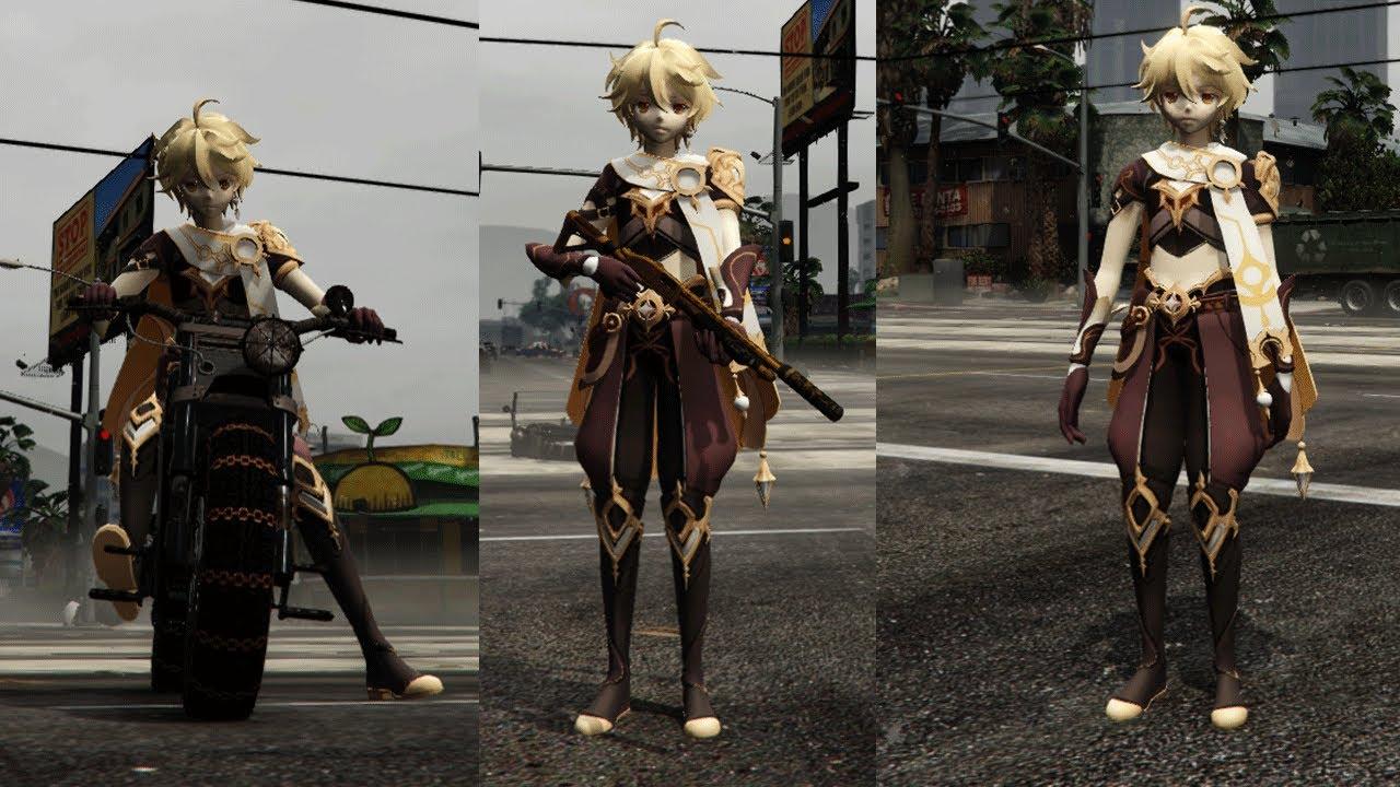 Aether Genshin Impact Add On Ped Fivem Gta Mod My XXX Hot Girl