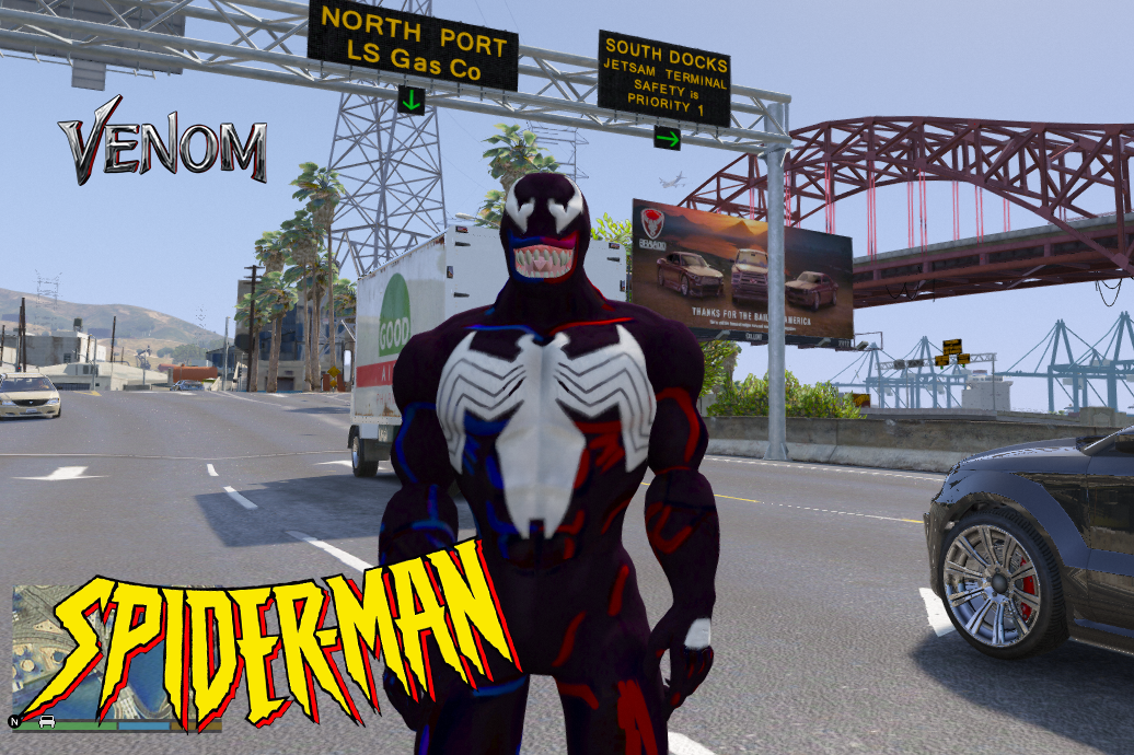 Venom From Spider Man The Animated Series Add On Ped GTA5 Mods