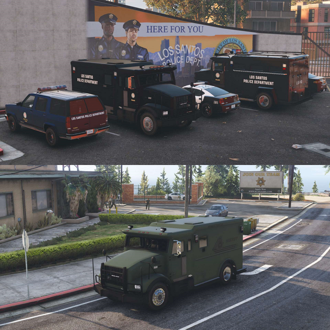 Brute Stockade Emergency Pack WIP Add On Sounds GTA5 Mods