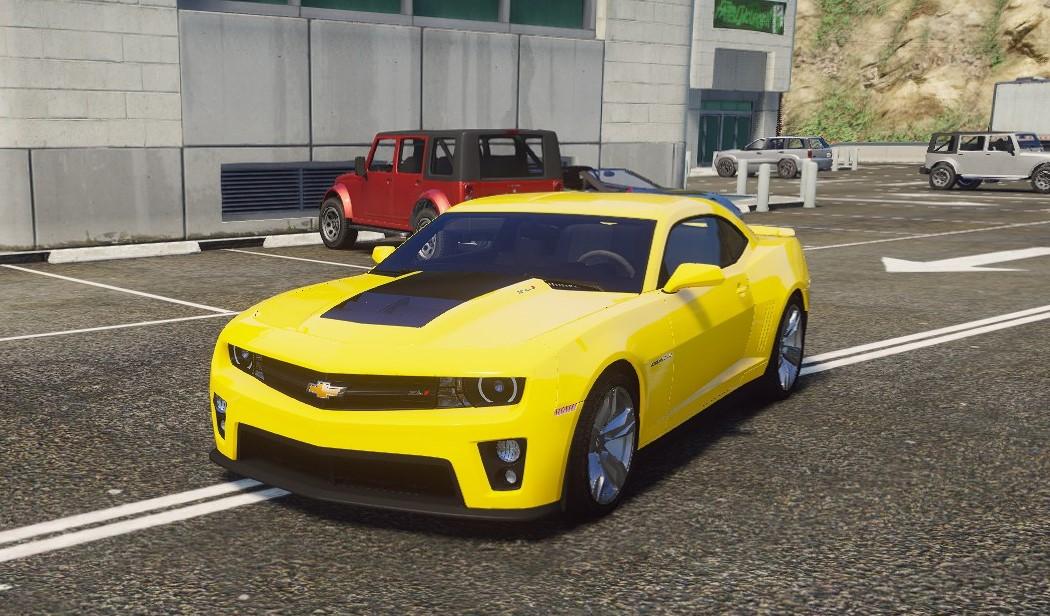 Bumble Bee Camaro Paintjob GTA5 Mods