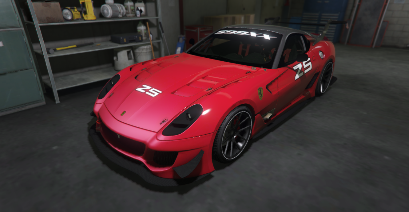 Ferrari 599XX EVO Add On Livery GTA5 Mods