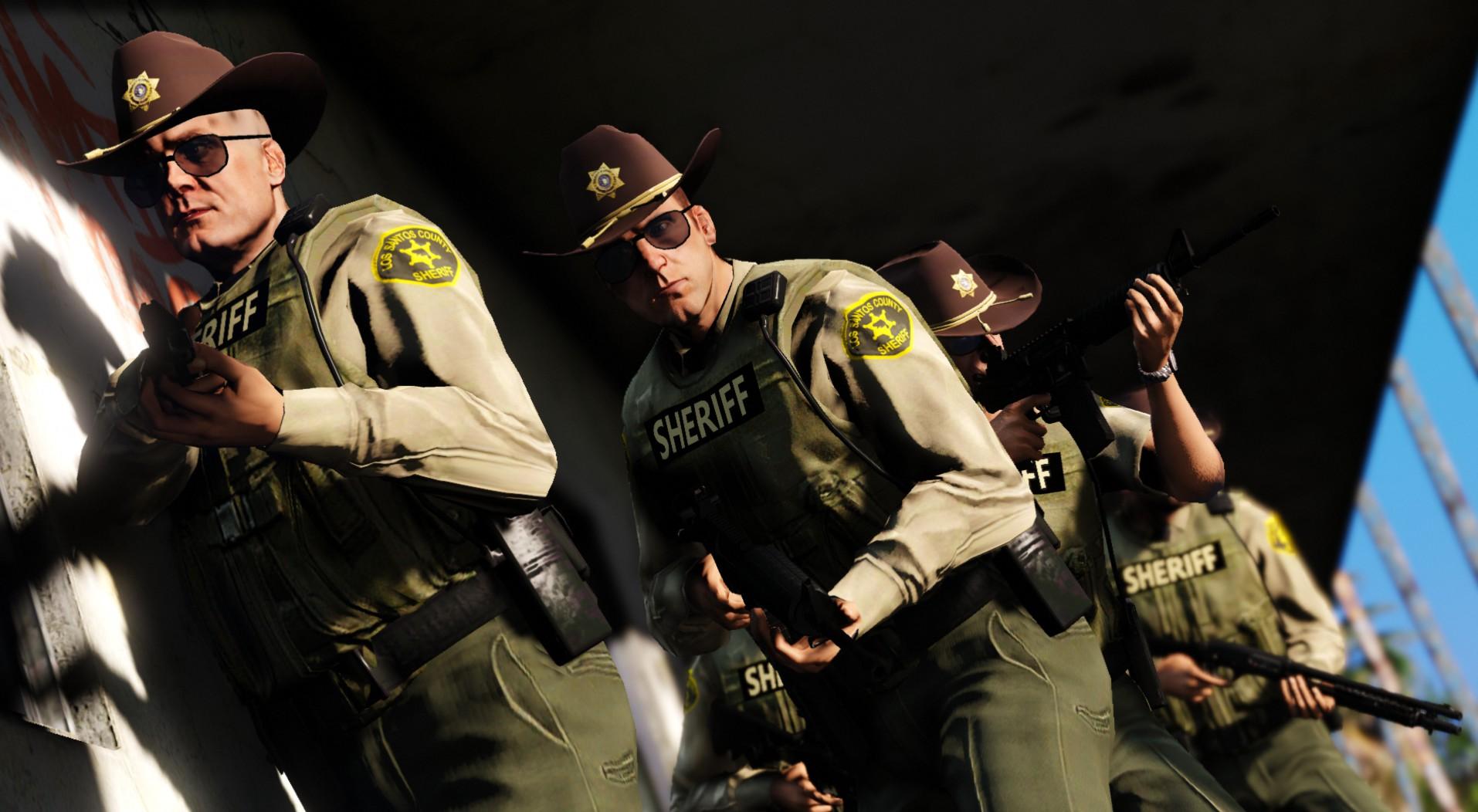 Improved Vanilla Los Santos County Sheriff Deputies LSSD GTA Mods