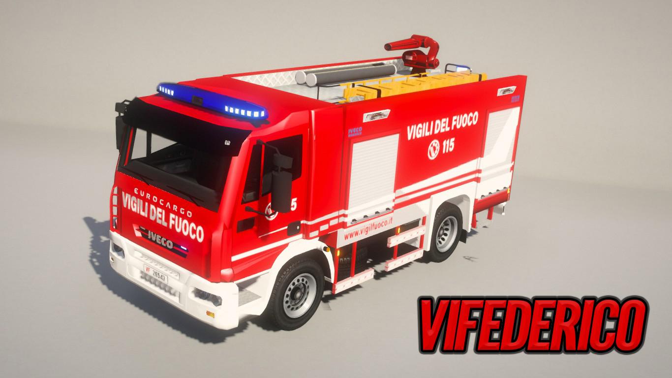 Iveco Eurocargo Abp Vigili Del Fuoco Els Gta Mods