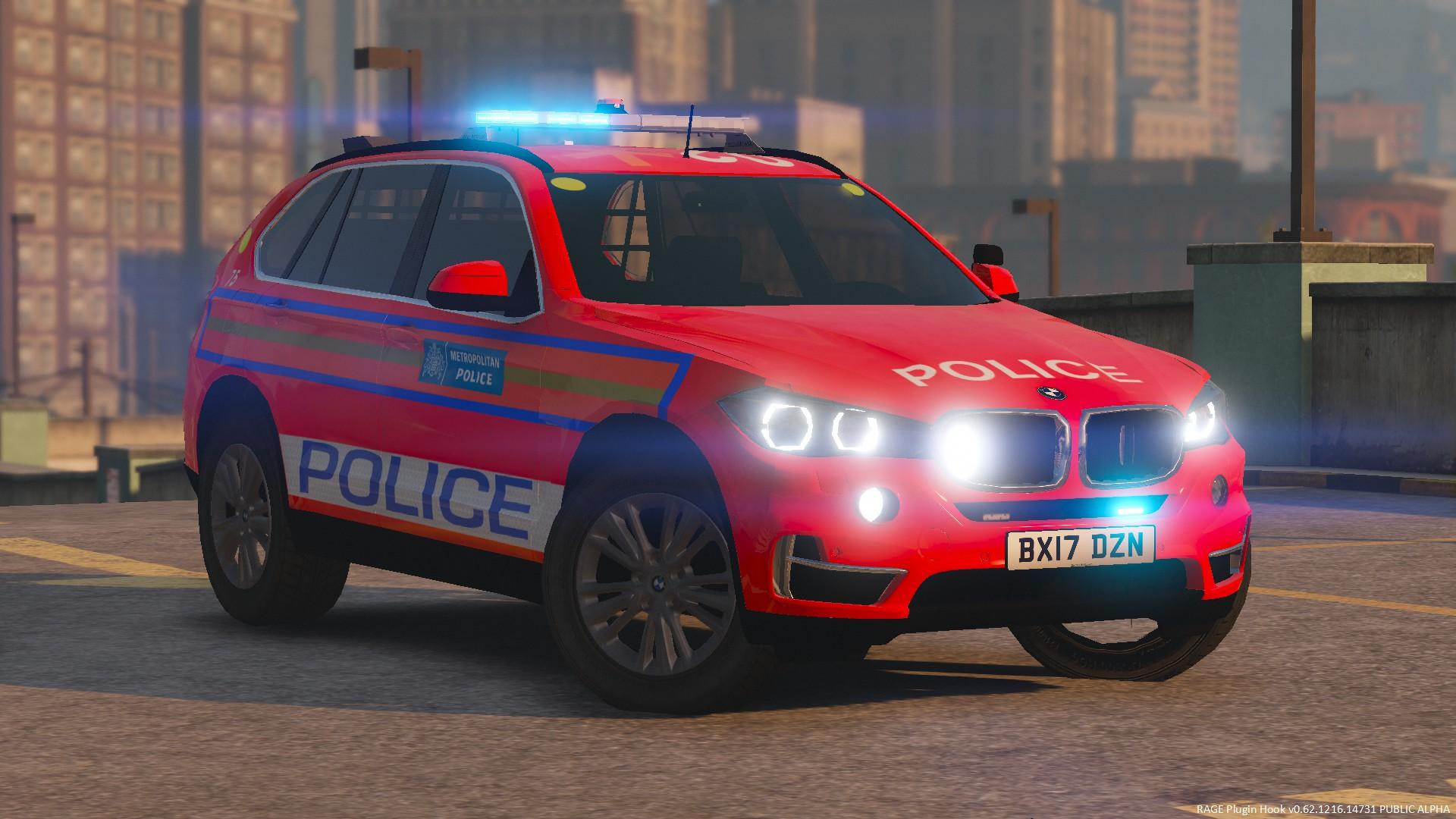 Metropolitan Police DPG BMW X5 F15 GTA5 Mods