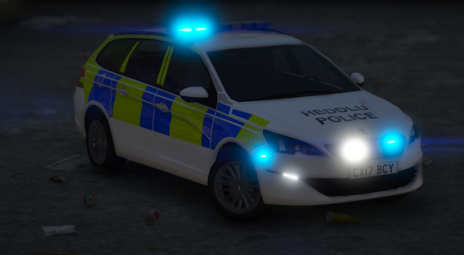 North Wales Police Peugeot Estate Irv Gta Mods