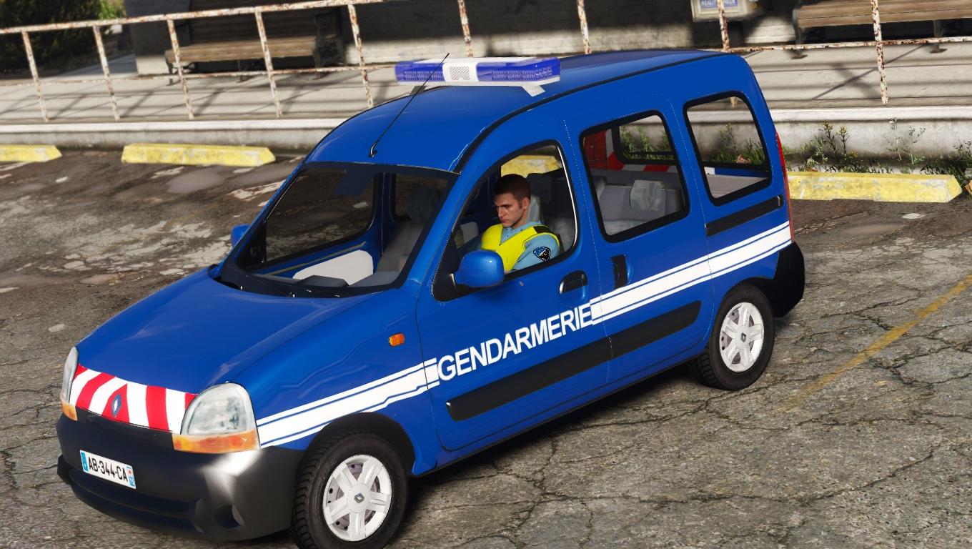 Pack Textures Kangoo Police Gendarmerie GTA5 Mods