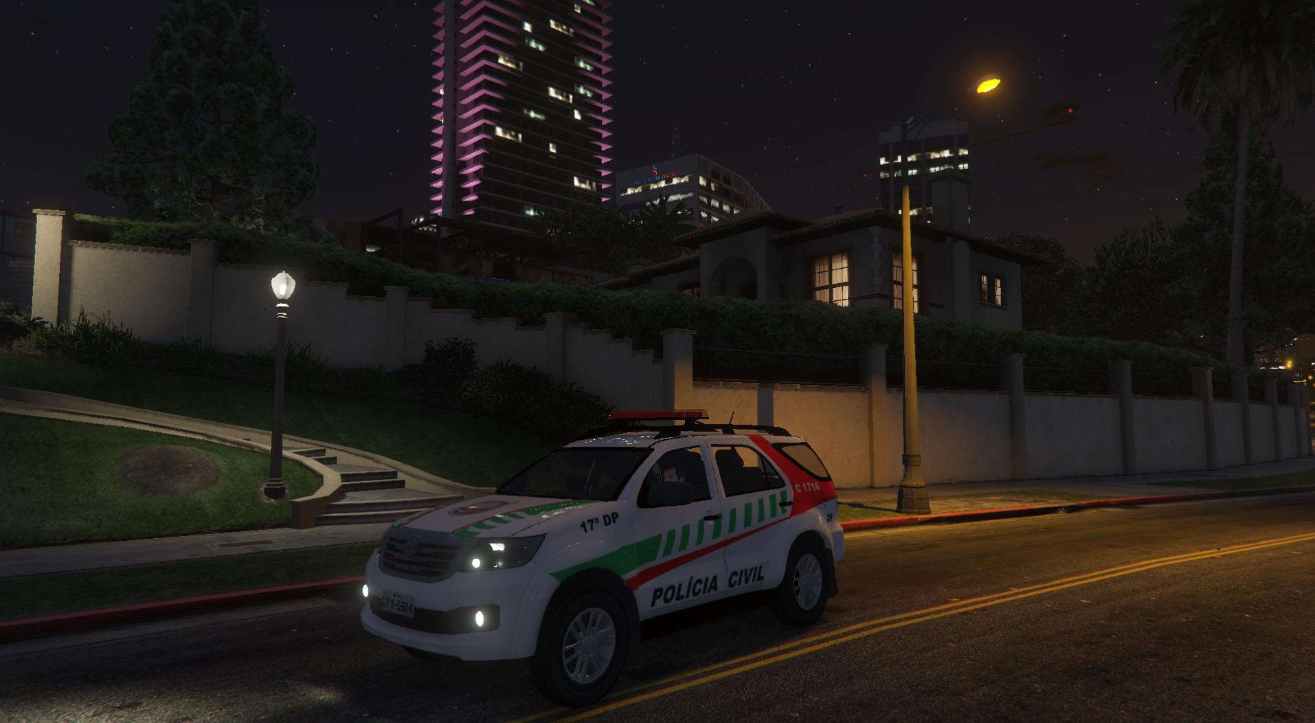 Toyota Hilux SW4 Polícia Civil DF GTA5 Mods