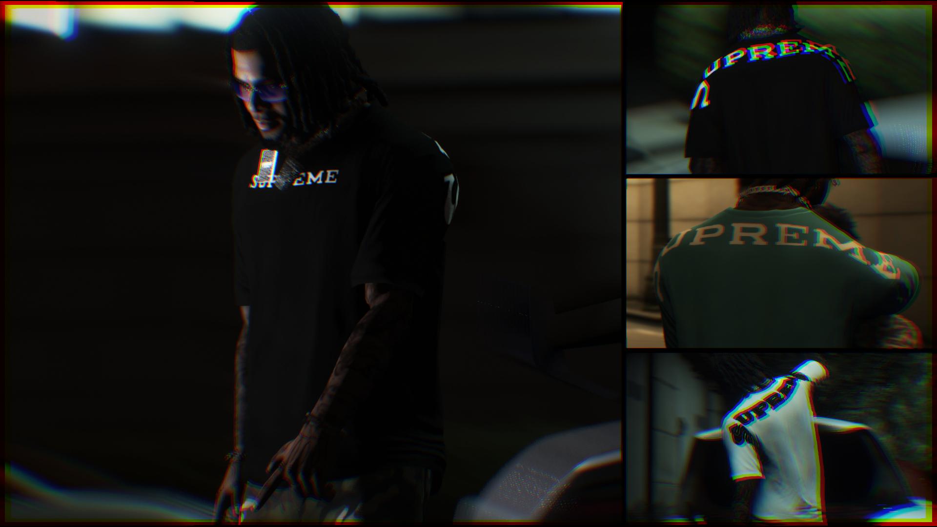 T Shirt Supreme Pack For Franklin GTA5 Mods