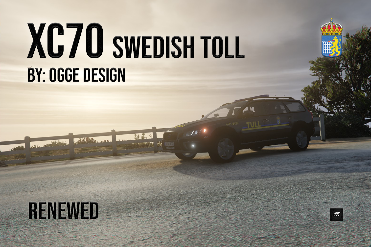 Volvo Xc Swedish Toll Livery Gta Mods