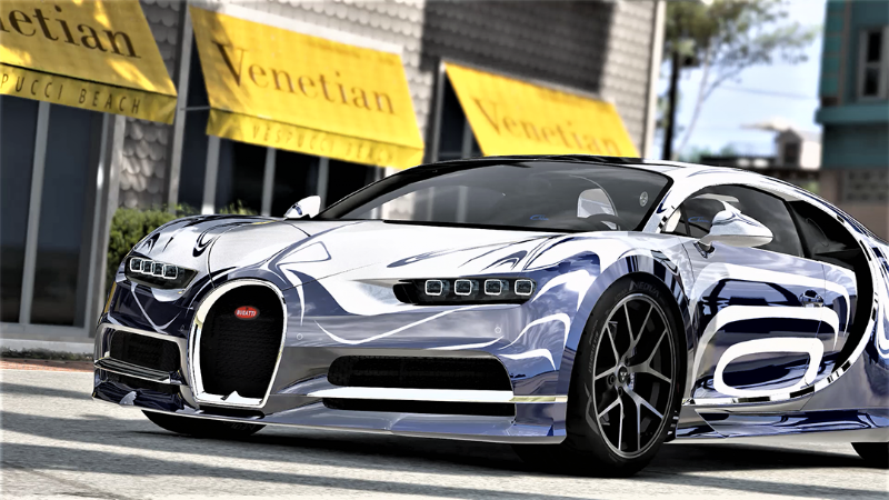 bugatti chiron-仿青花瓷【4k】 - gta5-mods.com