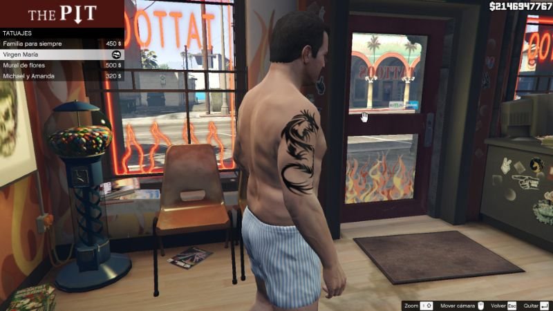 dragon tattoo for michael - gta5-mods.com