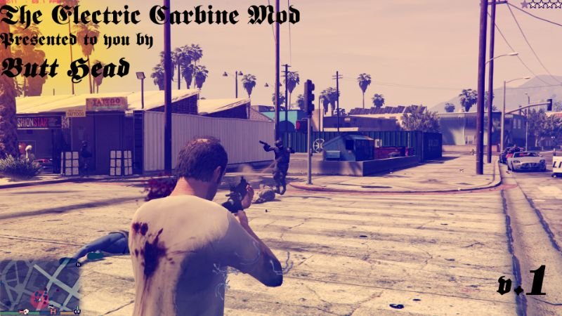 electric carbine rifle (taser rifle)