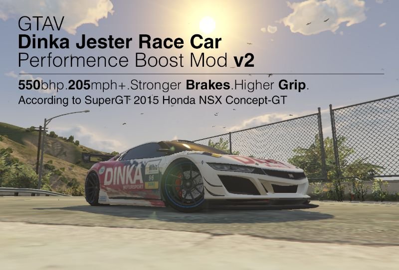 dinka jester race car performence boost mod