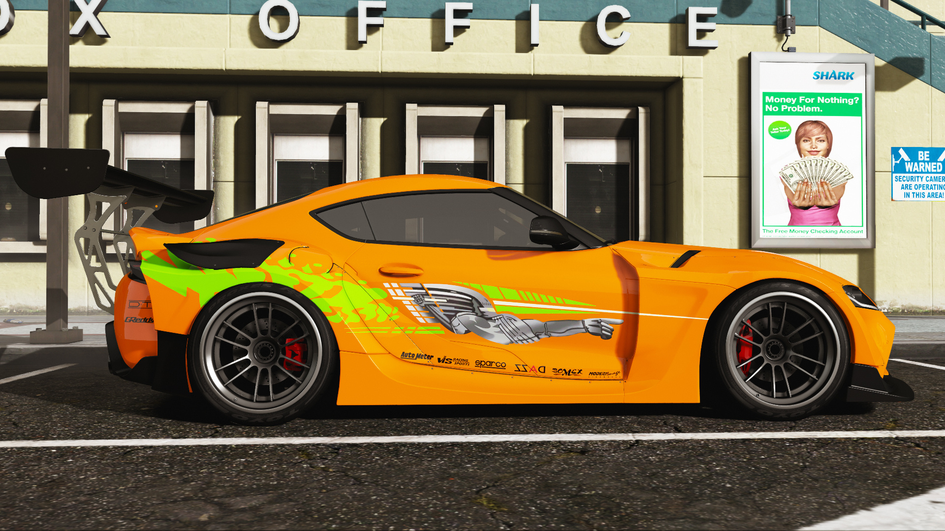 Toyota Gr Supra Fast And Furious Livery Gta Mods