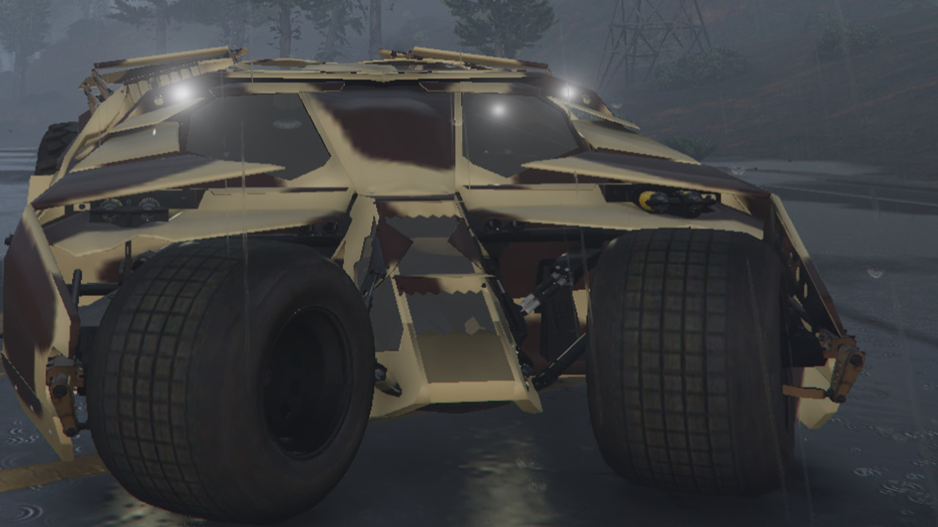 Batmobile Tumbler Army Tank Texture Gta Mods