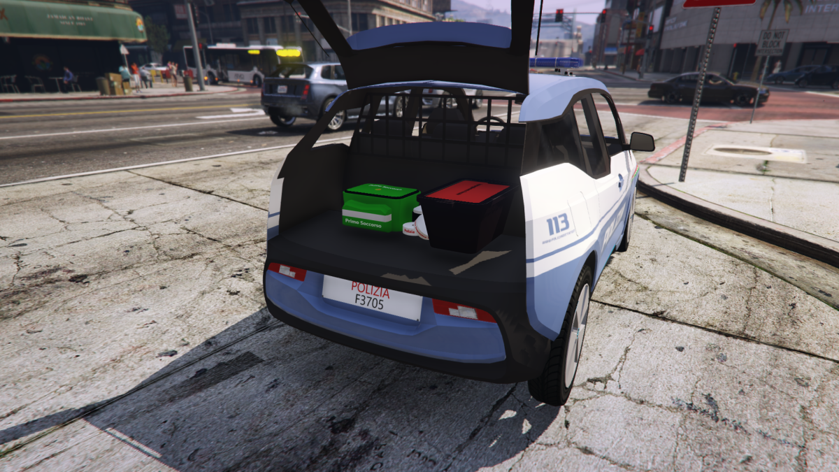 Bmw I Polizia Italiana Replace Gta Mods