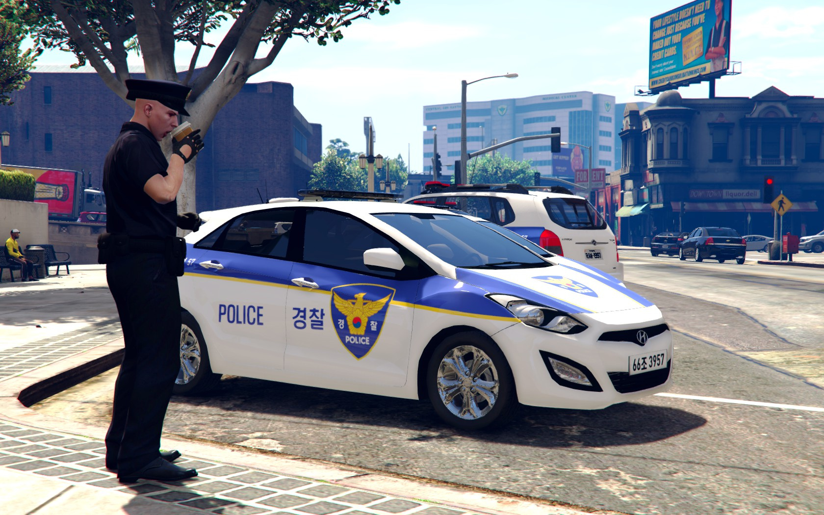 Hyundai I Gd Police Korean Police Car Gta Mods