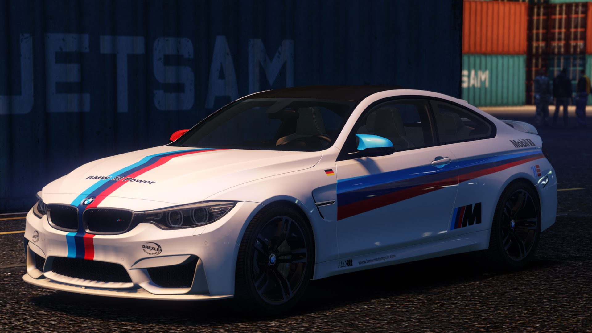 m stripes paintjob for bmw m4 f82