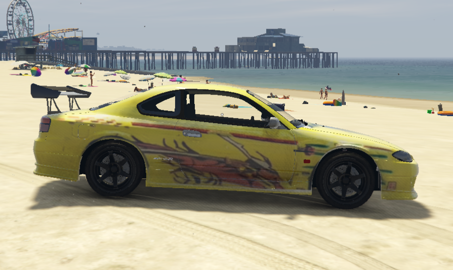 Malaysia Impak Maksima Nissan Silvia Ayie Paintjob Gta Mods