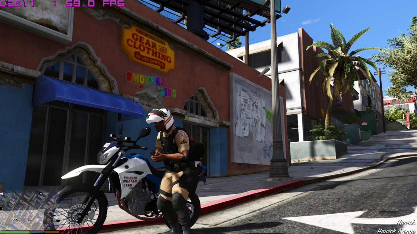 Skin Pmmg Patrulha De Moto Gta Mods