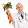 25284f 13146 stock photo doctor holding carrots