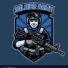 4ee2d3 badge soldier hold assault rifle vector 21463581