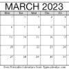58439c march 2023 calendar