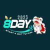 734e06 logo 8day