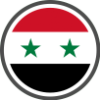 5446ab syria flag round circle icon