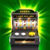 A61c6d 3d slots machine wins jackpot isolated green background vector illustration 3482 3396