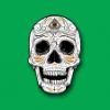 18de98 day of the dead skull green wallpaper hd for desktop widescreen wallpaper download free 1440x900