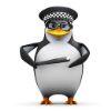 E4bf09 3d render penguin dressed police 260nw 221831017