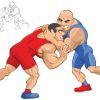 B4beac stock illustration 16035861 greco roman wrestling