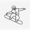 Aa1066 9 94421 snowboard clipart cool snowboard icon png