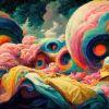 777fbf psychedelic trippy lsd magic mushrooms hallucinations hippie concept design 3d illustration 598586 1372