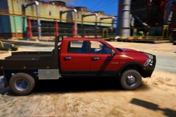 2010 Dodge Ram 3500 Steel Flatbed [ADDON] - GTA5-Mods.com