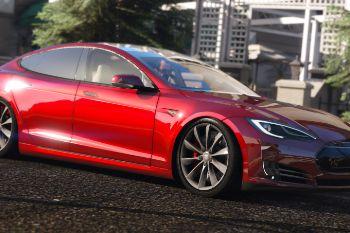 2016 Tesla Model S P90D [Add-On | LODs] - GTA5-Mods.com