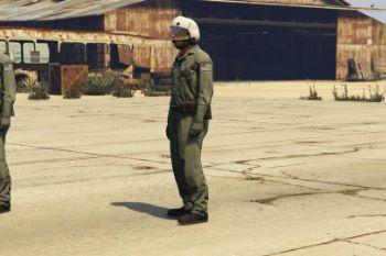 Caccb9 olivedrabflightsuitwhitehelmet