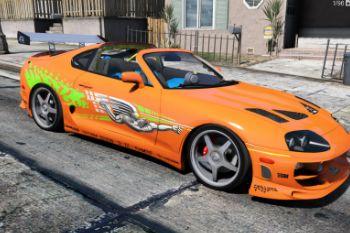 Fast and Furious Toyota Supra livery - GTA5-Mods.com