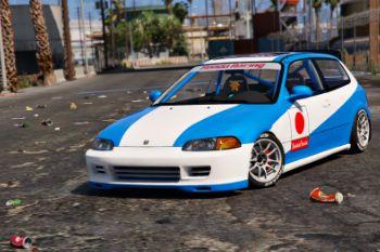 Honda Civic EG6 Kanjo Edition [Tuning | Template] - GTA5-Mods.com