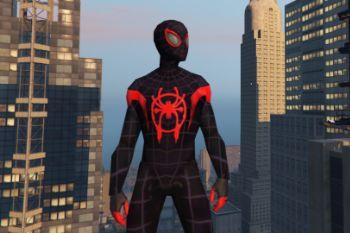 Spider man miles morales mods. Человек-паук Майлз Моралес 2099. Майлз Моралес 2099 костюм. Лего Майлз Моралес 2099. Костюм Майлза Моралеса 2020.