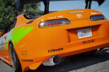 Toyota Supra The Fast and the Furious vinyl - GTA5-Mods.com