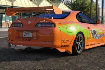 Brian O'Conner Toyota Supra Fast & Furious - GTA5-Mods.com