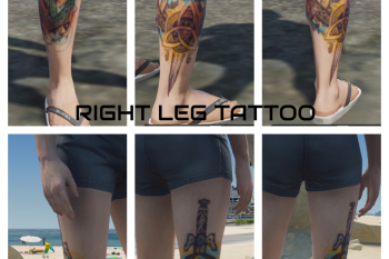 731957 right leg tattoo