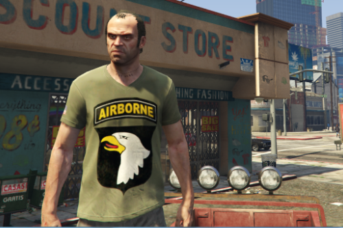 101st Airborne Division T-shirt for Trevor