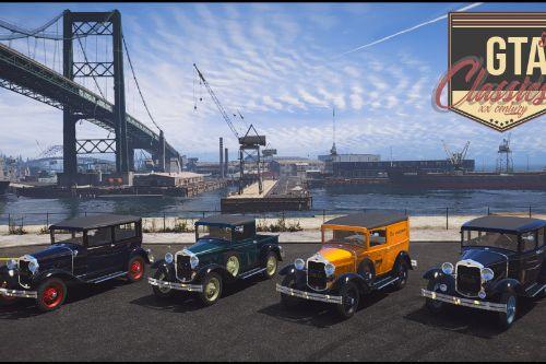 1930 Ford Model A Pack [Add-On | Extras | Sound | VehFuncs V | LODs]