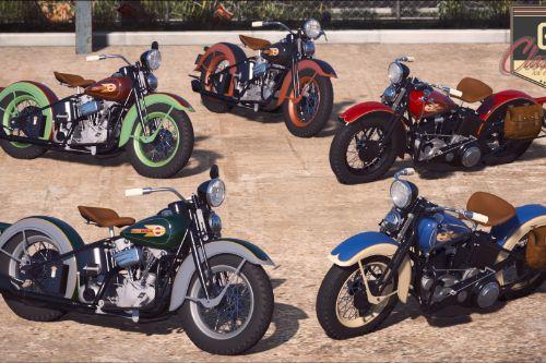1936 Harley-Davidson EL [Add-On | Sound | VehFuncs V | Extras | LODs]